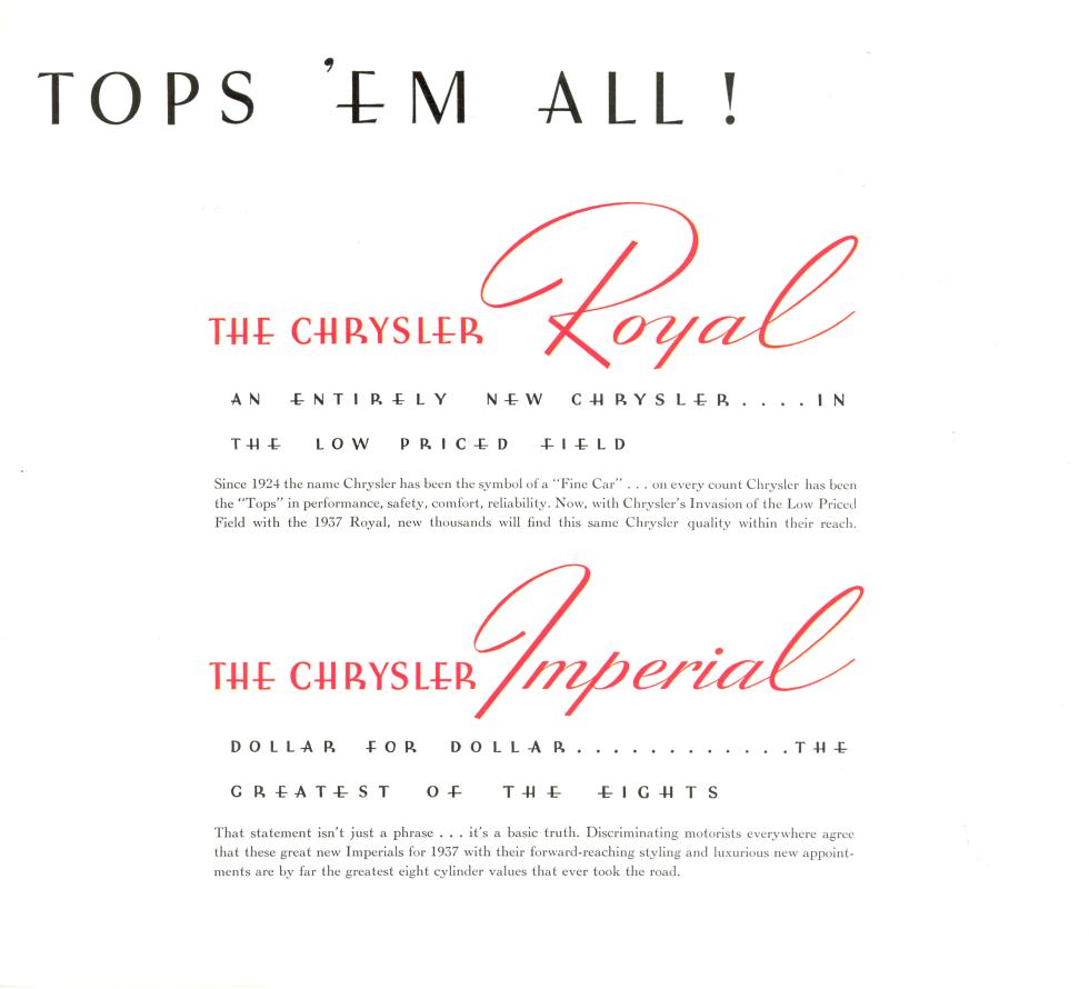 1937 Chrysler Royal-Imperial Brochure Page 28